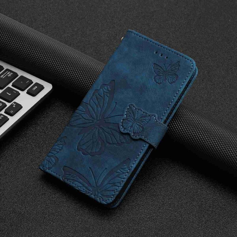 Flip Cover Oneplus 15 Ruskindseffekt Med Sommerfugle