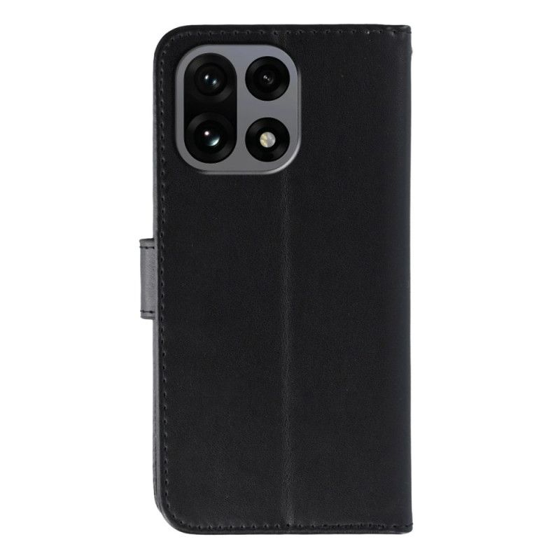 Flip Cover Til Oneplus 15 Ensfarvet Kunstlæder