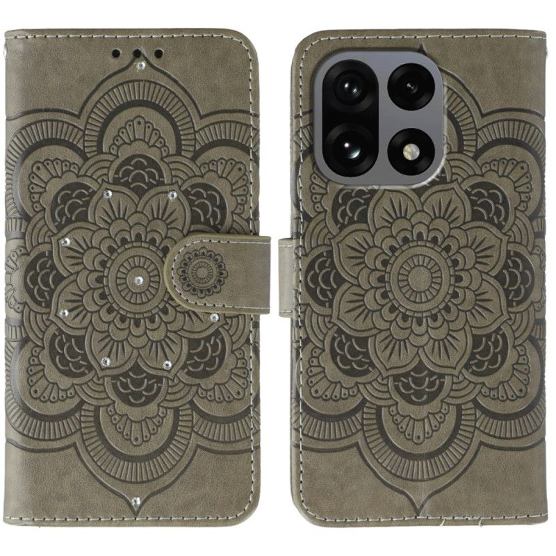 Flip Cover Til Oneplus 15 Mandala Med Rhinsten