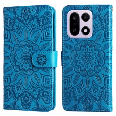 Flip Cover Til Oneplus 15 Solsikkemønster