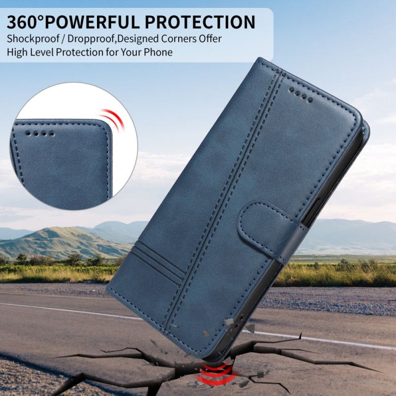 Flip Cover Til Oneplus 15 T-design Linjer