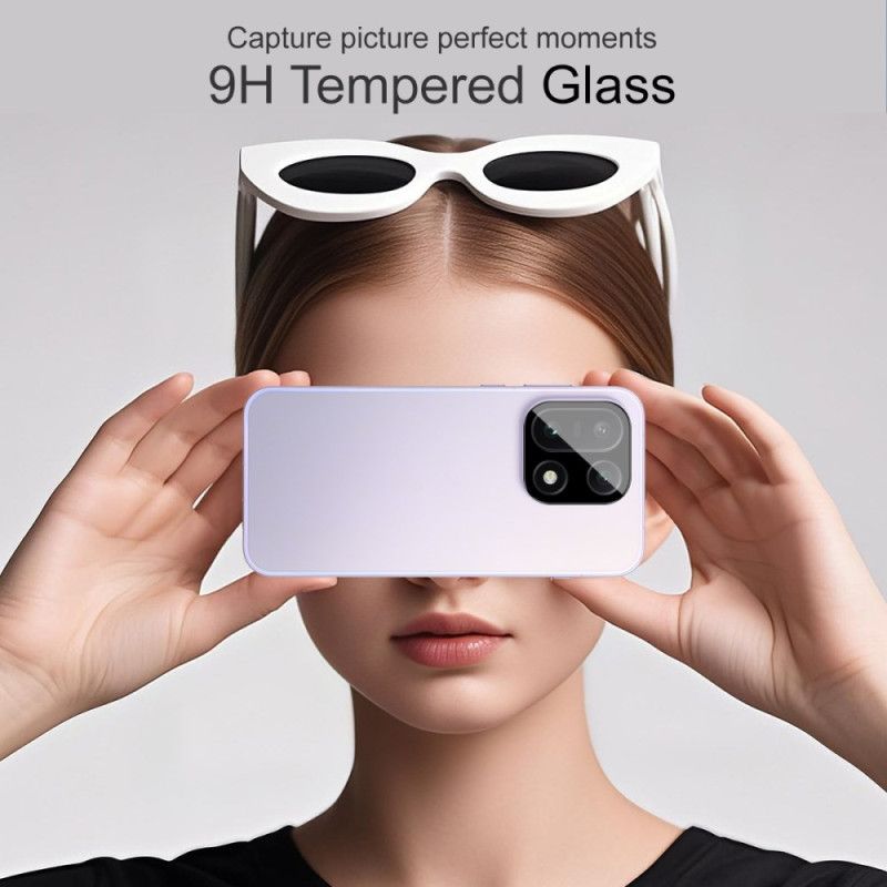 Hærdet Glaslinsebeskytter Til Oneplus 15 (sort Version) Imak