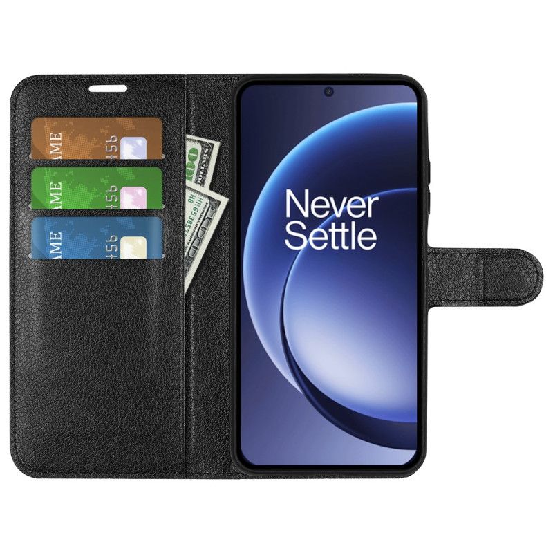 Læder Cover Oneplus 15 Telefon Etui Litchi-kunstlæder
