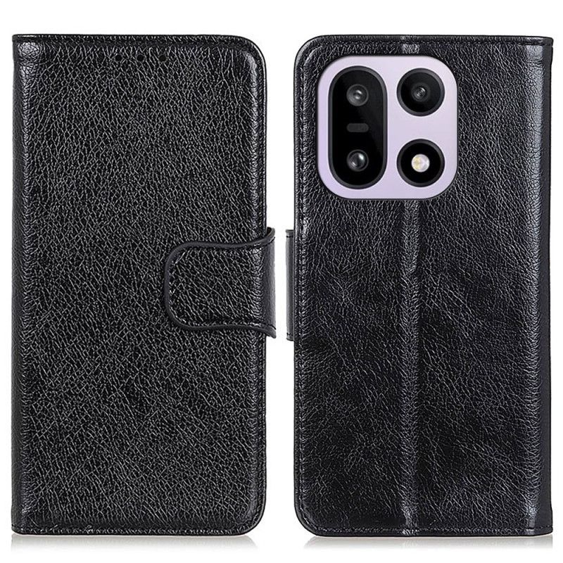 Læder Cover Oneplus 15 Telefon Etui Nappaspaltlæder