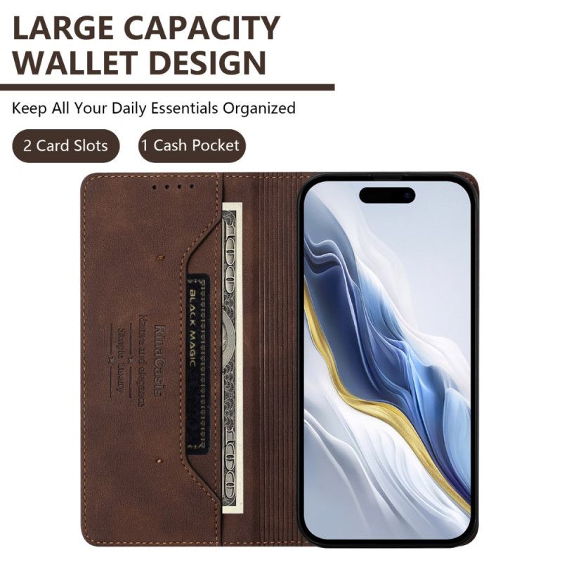 Læder Cover Oneplus 15 Telefon Etui Premium Rfid-design