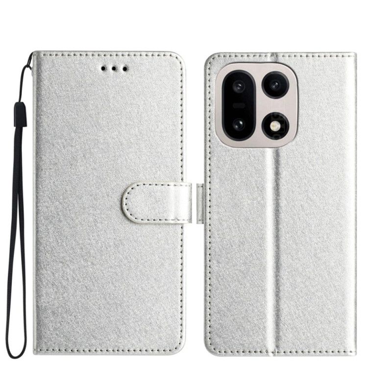 Læder Cover Oneplus 15 Telefon Etui Silketekstur
