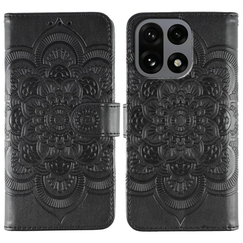 Læder Cover Oneplus 15 Telefon Etui Trykt Mandalamønster