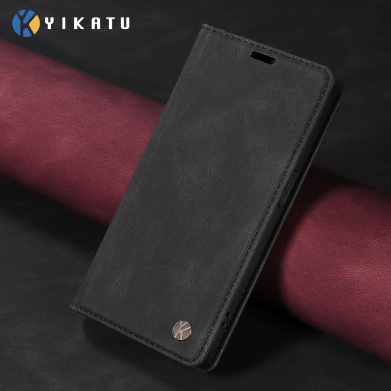 Læder Cover Oneplus 15 Telefon Etui Yikatu Ruskindseffekt
