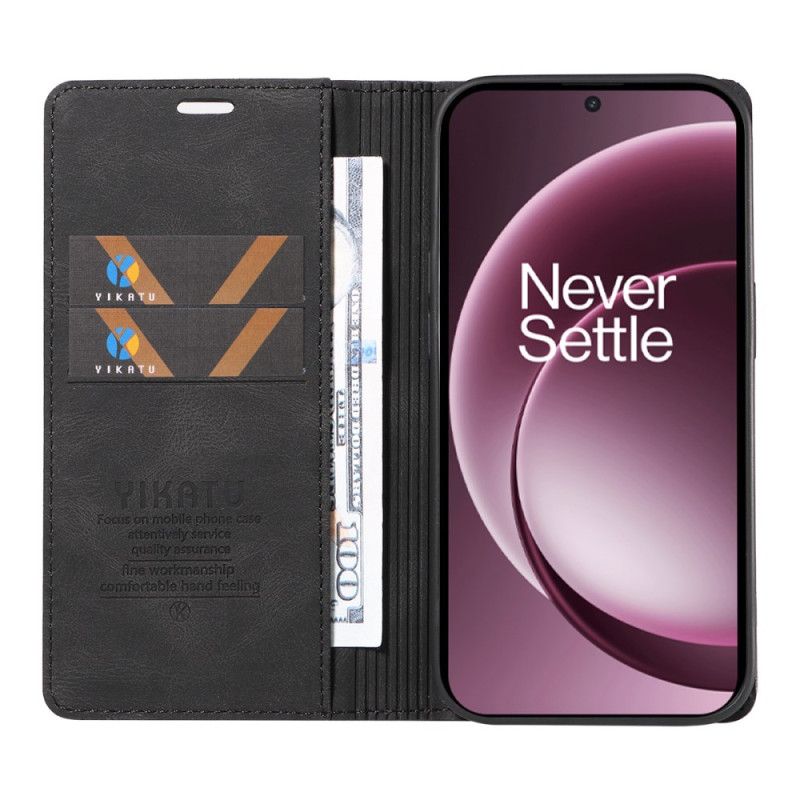 Læder Cover Oneplus 15 Telefon Etui Yikatu Ruskindseffekt