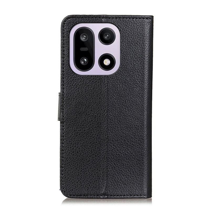 Læder Cover Oneplus 15 Traditionel Kunstlæder Læder