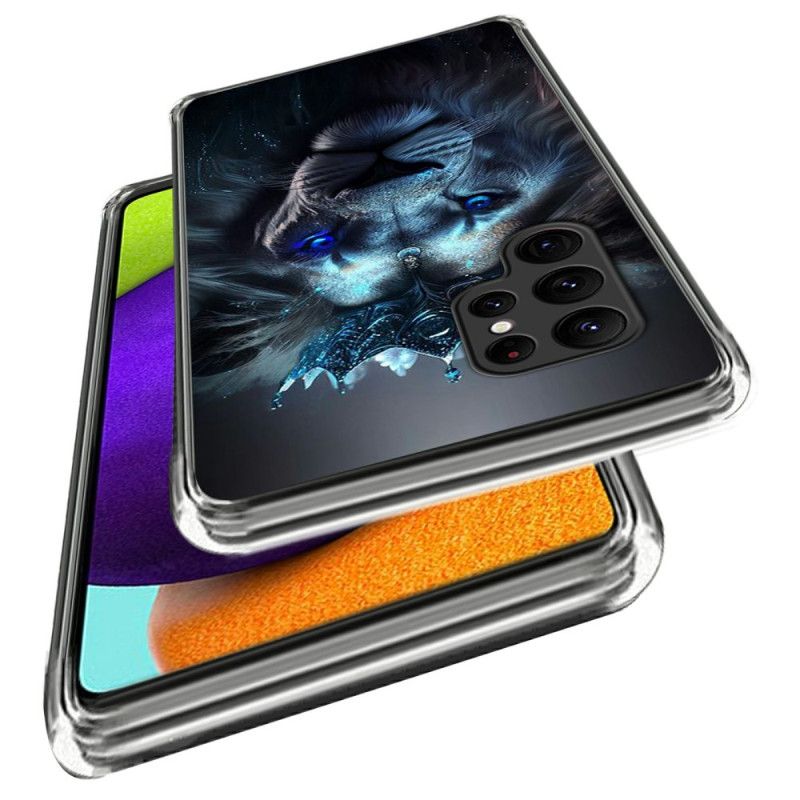 Cover Samsung Galaxy S25 Ultra 5g Blå Løve