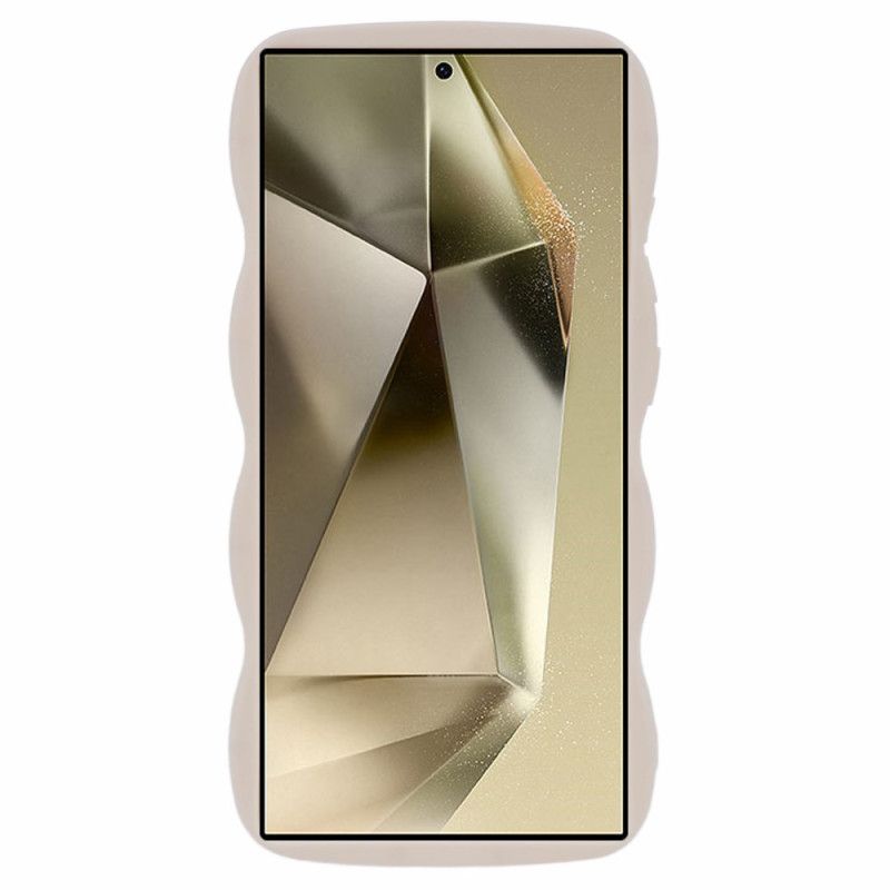 Cover Samsung Galaxy S25 Ultra 5g Bølgepap I Silikone