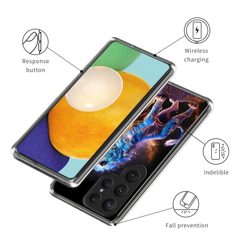 Cover Samsung Galaxy S25 Ultra 5g Farverig Løve