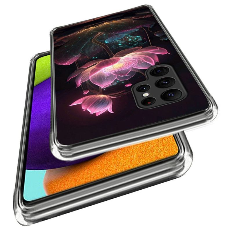 Cover Samsung Galaxy S25 Ultra 5g Fluorescerende Lotus