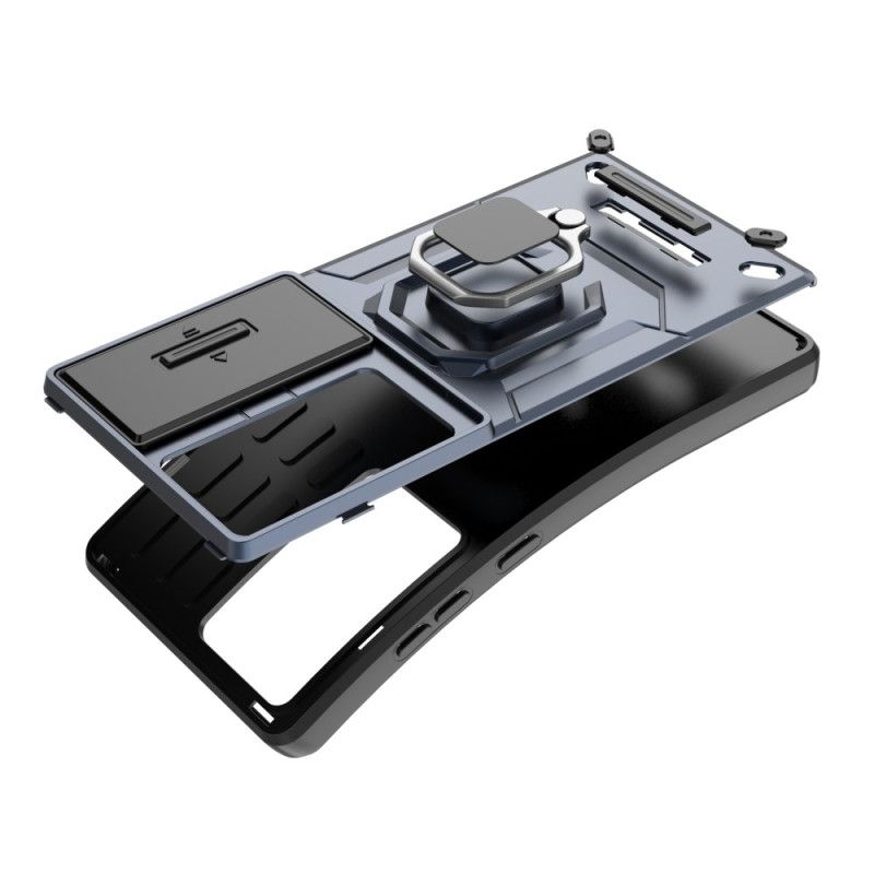 Cover Samsung Galaxy S25 Ultra 5g Holdbar Ring Med Linsebeskytter