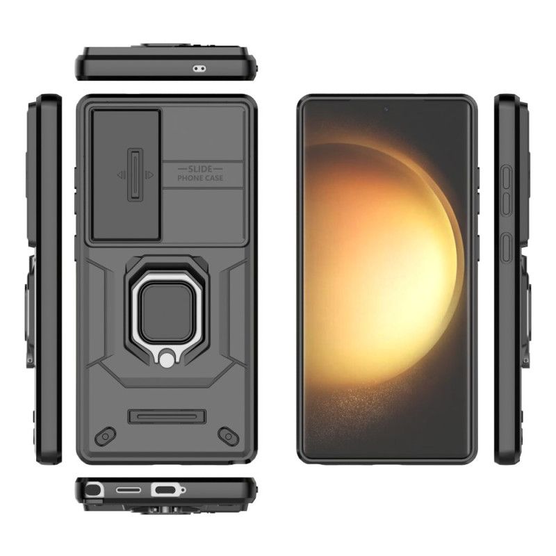 Cover Samsung Galaxy S25 Ultra 5g Holdbar Ring Med Linsebeskytter