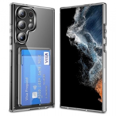 Cover Samsung Galaxy S25 Ultra 5g Klar Med Kortholder