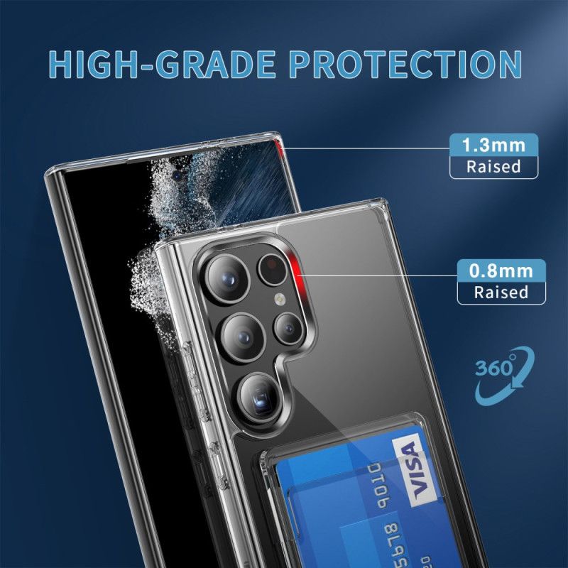 Cover Samsung Galaxy S25 Ultra 5g Klar Med Kortholder