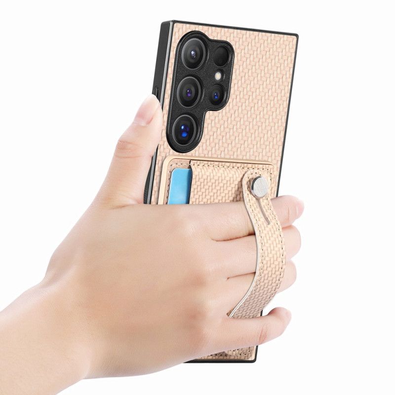 Cover Samsung Galaxy S25 Ultra 5g Kortholder Og Rem-stativ