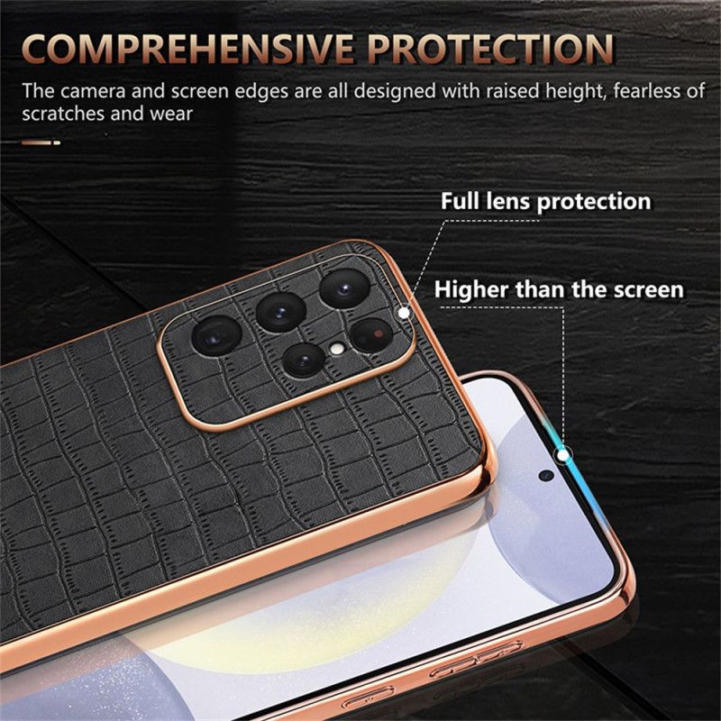 Cover Samsung Galaxy S25 Ultra 5g Krokodilleeffekt Azns