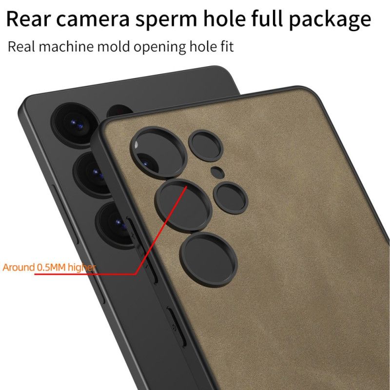 Cover Samsung Galaxy S25 Ultra 5g Lædereffekt