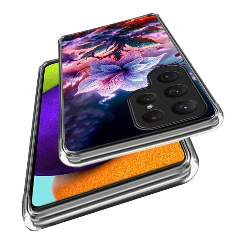 Cover Samsung Galaxy S25 Ultra 5g Lilla Blomster