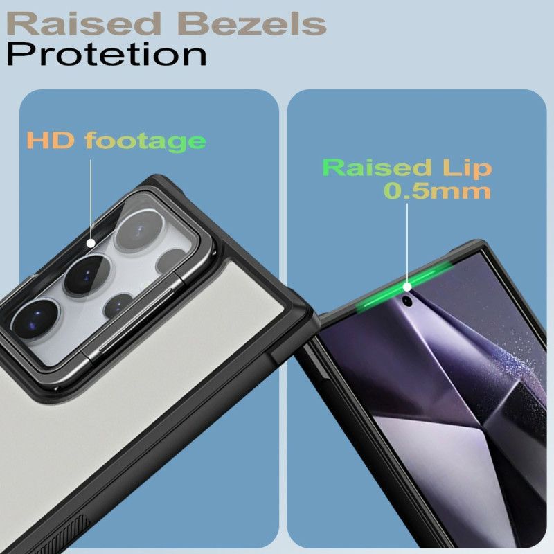 Cover Samsung Galaxy S25 Ultra 5g Linsebeskytter Og Stativ