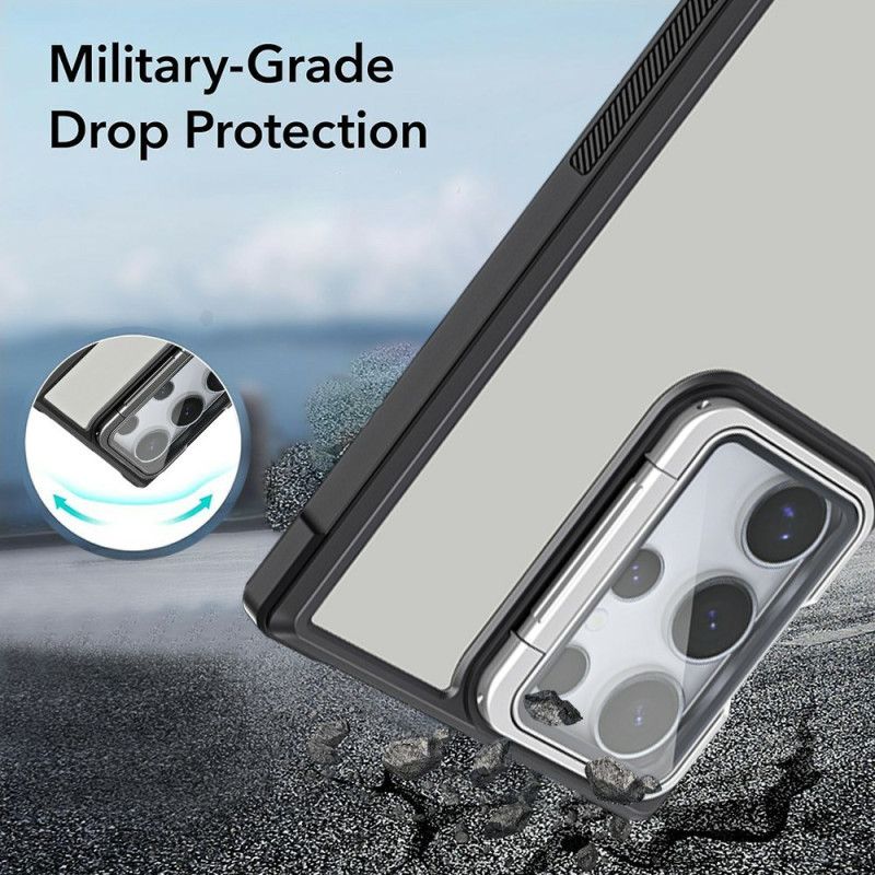 Cover Samsung Galaxy S25 Ultra 5g Linsebeskytter Og Stativ