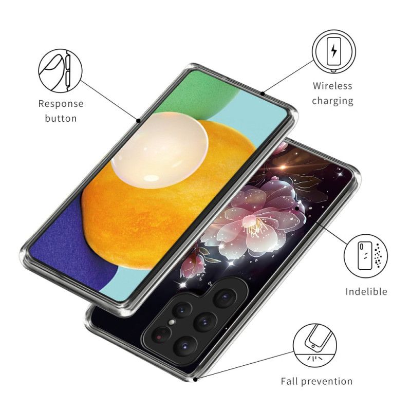 Cover Samsung Galaxy S25 Ultra 5g Lyserød Blomst