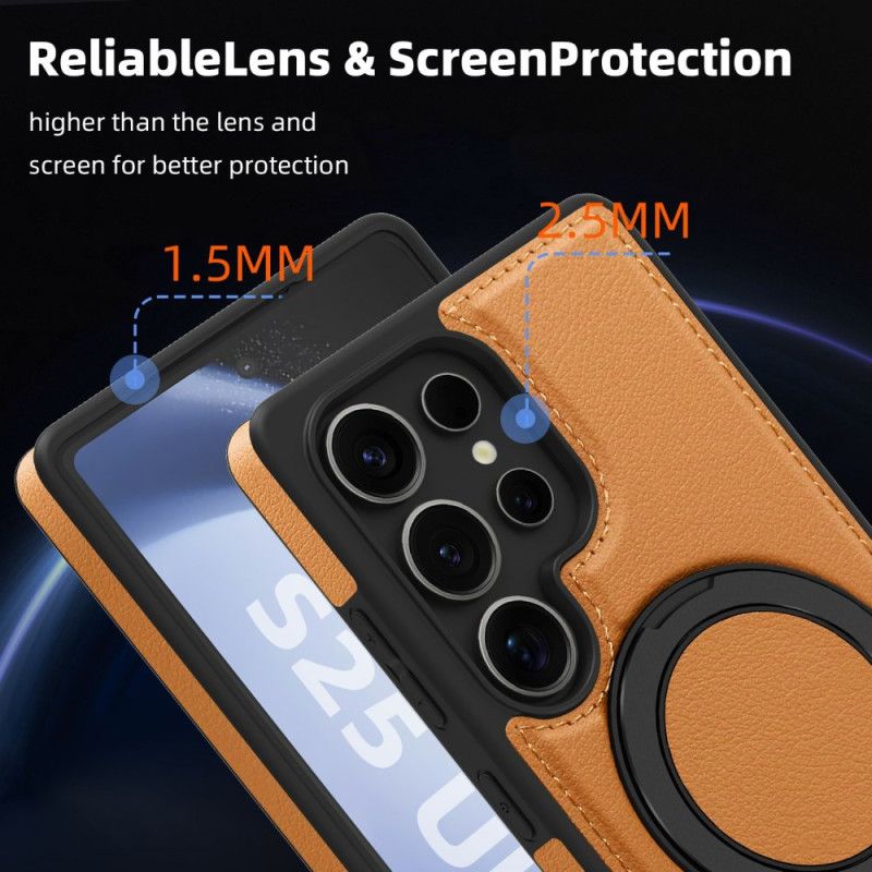 Cover Samsung Galaxy S25 Ultra 5g Magnetisk Med Roterende Stativ