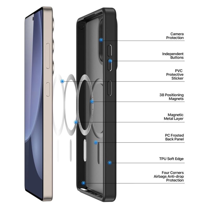 Cover Samsung Galaxy S25 Ultra 5g Magsafe-kompatibel Forstærkede Hjørner