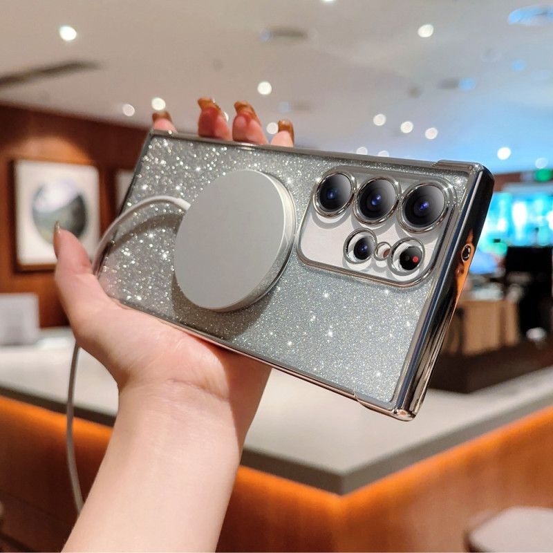 Cover Samsung Galaxy S25 Ultra 5g Magsafe-kompatibel Glitter