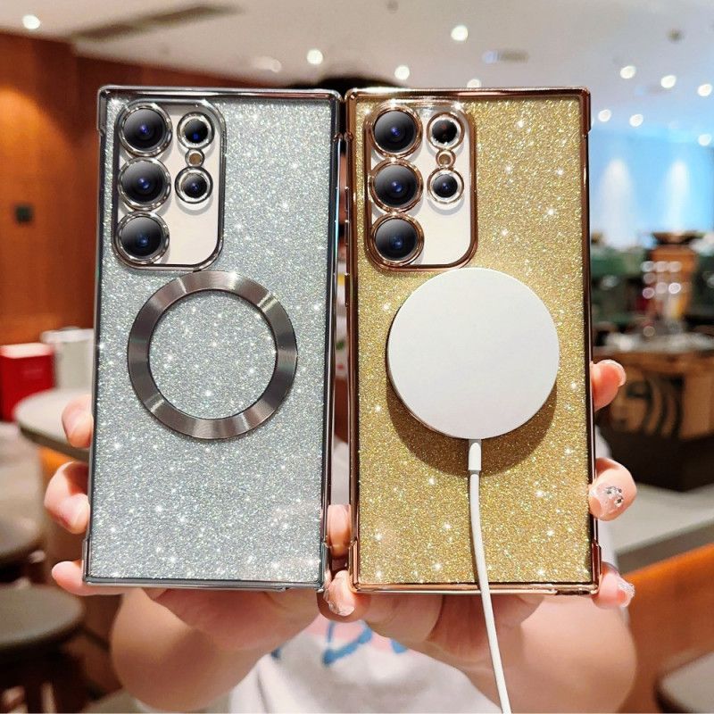 Cover Samsung Galaxy S25 Ultra 5g Magsafe-kompatibel Glitter