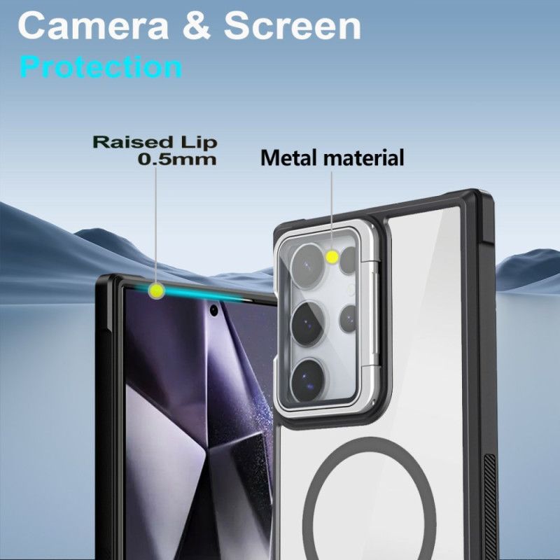 Cover Samsung Galaxy S25 Ultra 5g Magsafe-kompatibel Med Indbygget Stativ