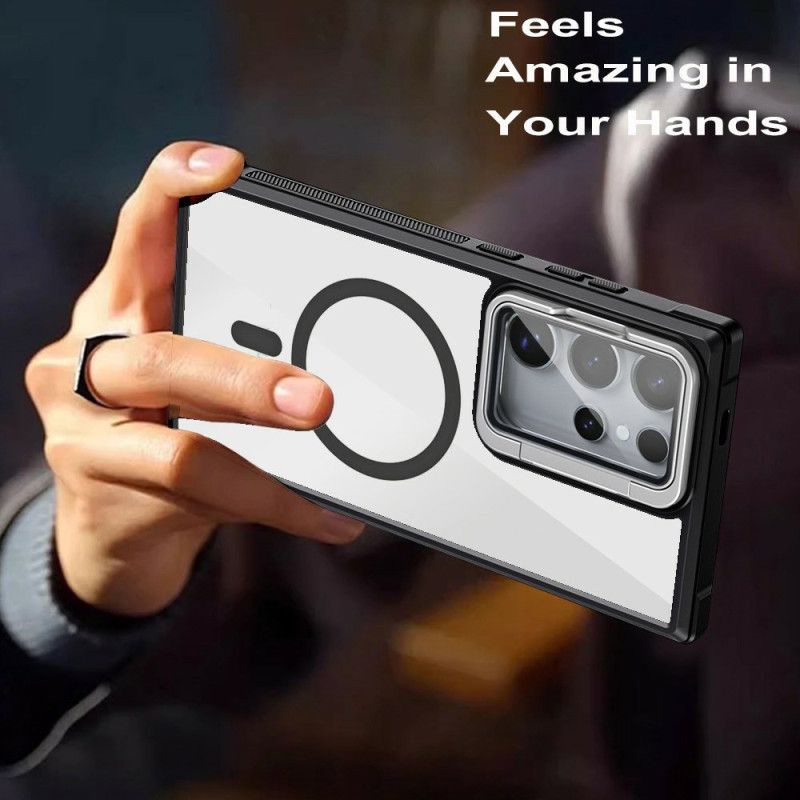 Cover Samsung Galaxy S25 Ultra 5g Magsafe-kompatibel Med Indbygget Stativ