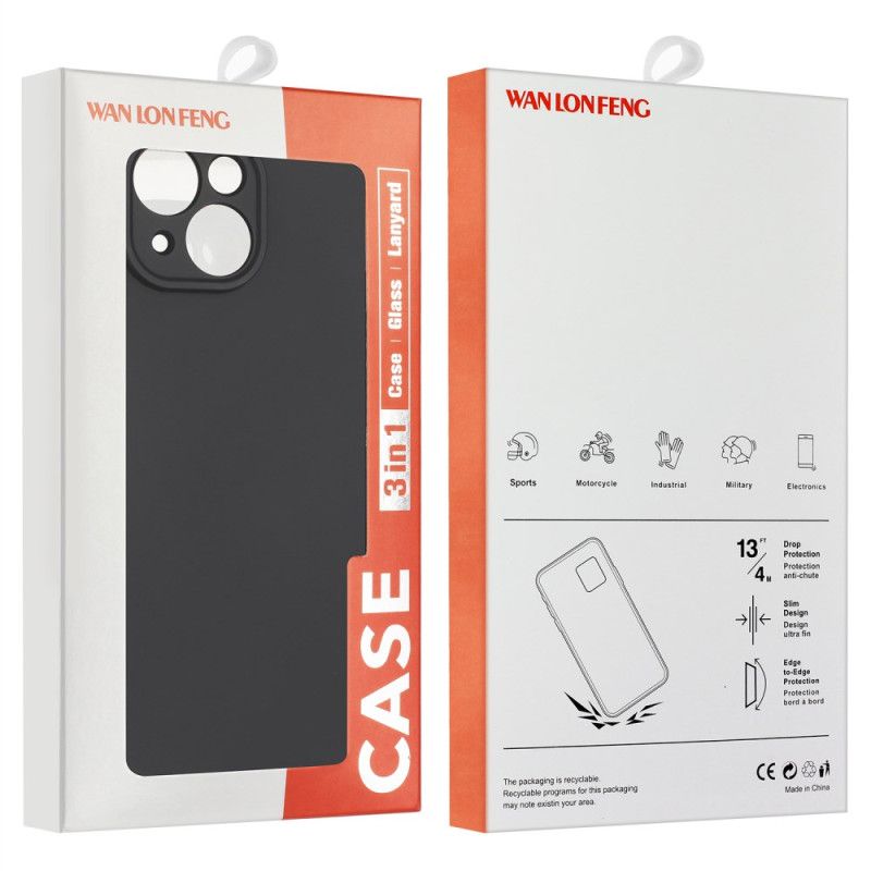 Cover Samsung Galaxy S25 Ultra 5g Mat Silikone Med Hærdet Glasskærmbeskytter