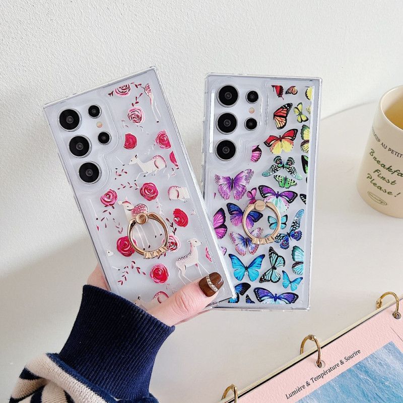 Cover Samsung Galaxy S25 Ultra 5g Mønstret Ringholder