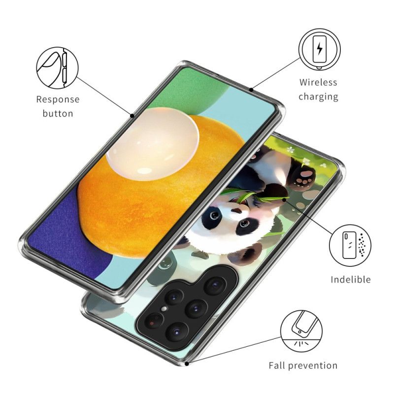 Cover Samsung Galaxy S25 Ultra 5g Pandamønster