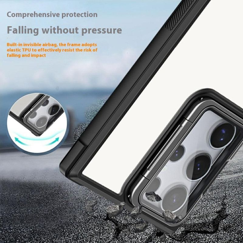 Cover Samsung Galaxy S25 Ultra 5g Robust Med Indbygget Stativ