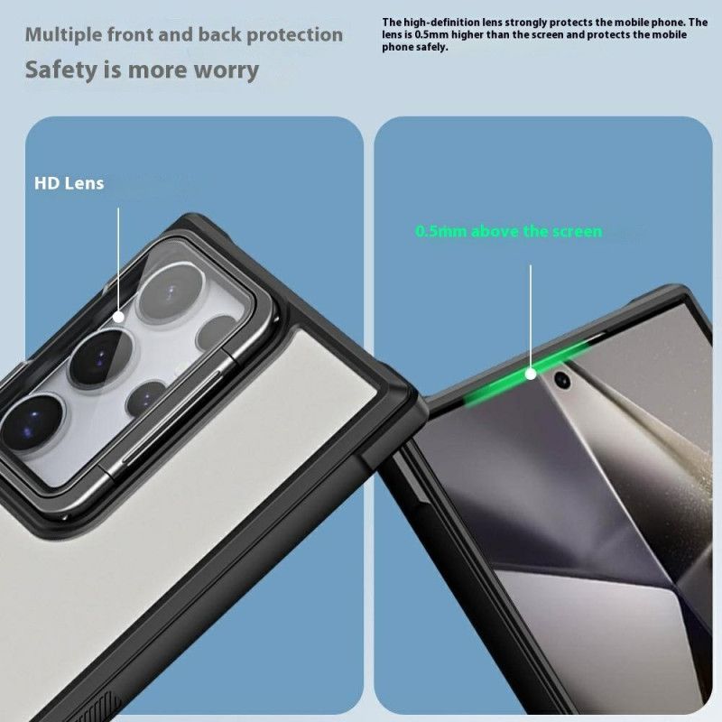 Cover Samsung Galaxy S25 Ultra 5g Robust Med Indbygget Stativ