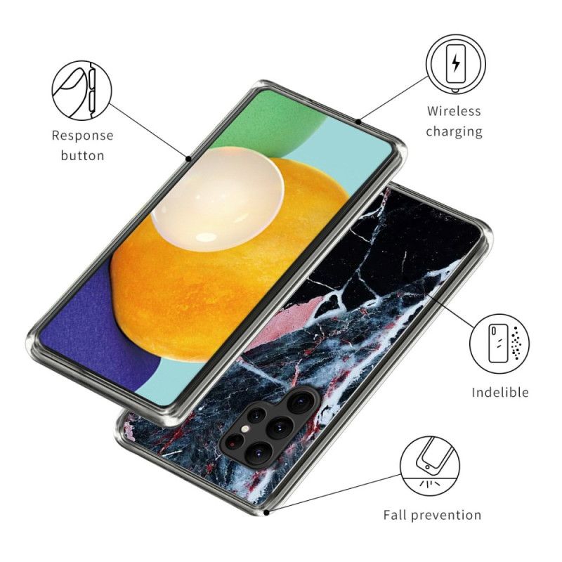 Cover Samsung Galaxy S25 Ultra 5g Sort Marmor