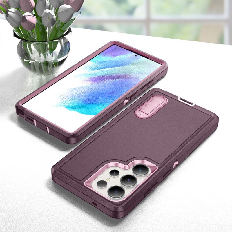 Cover Samsung Galaxy S25 Ultra 5g Telefon Etui 3-i-1-beskyttelse Med Stativ