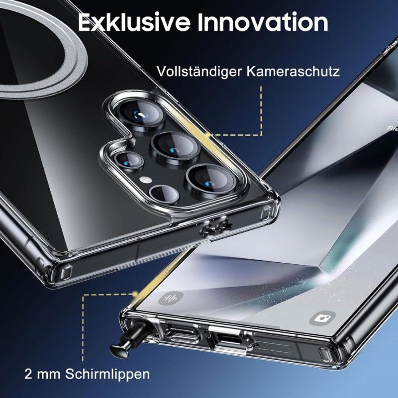 Cover Samsung Galaxy S25 Ultra 5g Telefon Etui Beskyttelsesetui Kompatibel Med Magsafe