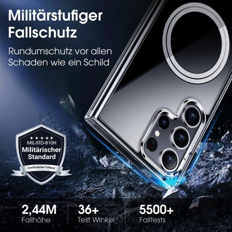 Cover Samsung Galaxy S25 Ultra 5g Telefon Etui Beskyttelsesetui Kompatibel Med Magsafe