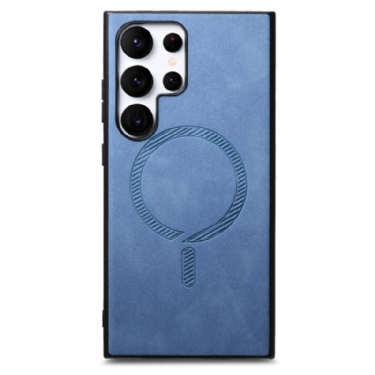 Cover Samsung Galaxy S25 Ultra 5g Telefon Etui Kompatibel Med Vintage Magsafe