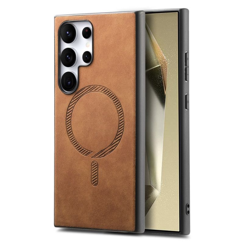 Cover Samsung Galaxy S25 Ultra 5g Telefon Etui Kompatibel Med Vintage Magsafe