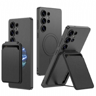 Cover Samsung Galaxy S25 Ultra 5g Telefon Etui Magsafe-kompatibel Med Kortholder