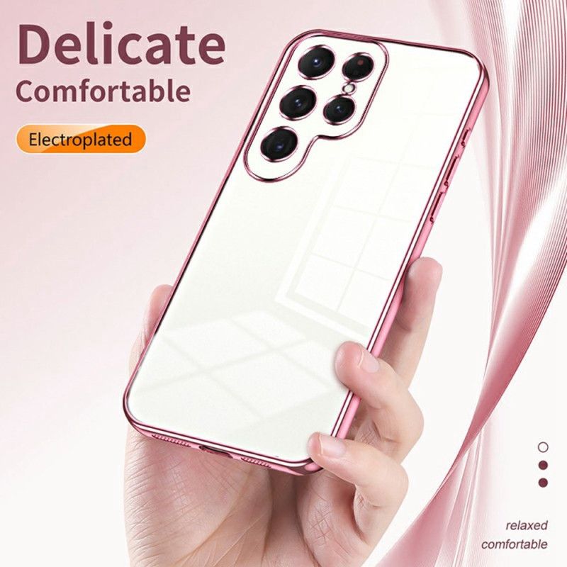 Cover Samsung Galaxy S25 Ultra 5g Telefon Etui Metallisk Kant
