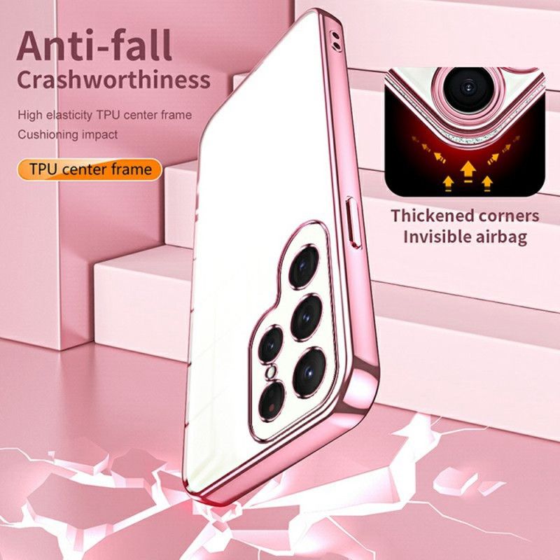 Cover Samsung Galaxy S25 Ultra 5g Telefon Etui Metallisk Kant