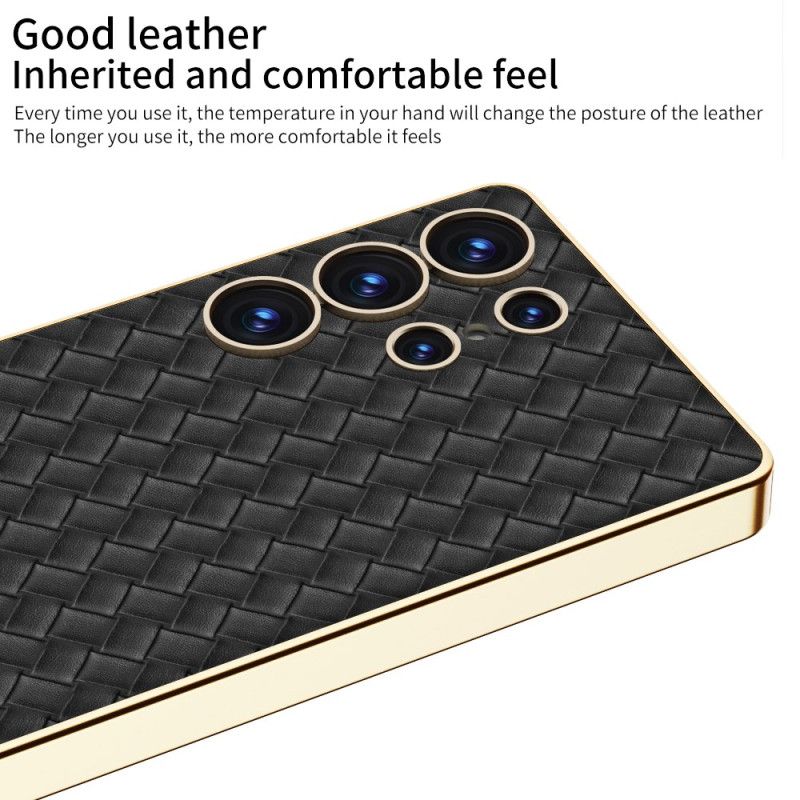 Cover Samsung Galaxy S25 Ultra 5g Telefon Etui Vævet Tekstur